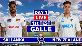 Sri Lanka vs New Zealand Live  SL vs NZ 1st Test Day 1 Live Scores amp Discussion Only  SL Innings [upl. by Erasmus]