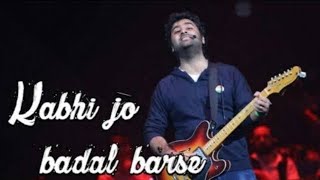 Kabhi Jo Badal Barse Song Arijit Singh Live Performance 4k Sept 2024 Ahoy Rotterdam Netherland♥️😇 [upl. by Heinrik363]