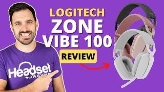 Logitech Zone Vibe 100 Good Bluetooth Headset Vibes [upl. by Llebasi]