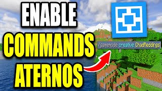 How To Get Commands For Aternos Minecraft Server  2024 [upl. by Tibbs]