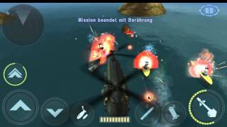 GUNSHIP BATTLE Helicopter  Chinook Vs Bismarck LP HD [upl. by Antin653]