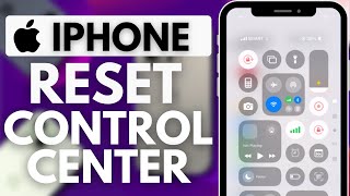 How to Reset Control Center in iPhone iOS 18 [upl. by Zavras]