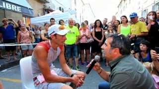 Guillaume Peretti 1er arrivé Ultra Trail di Corsica [upl. by Yelrahs]