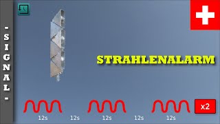 Ehemaliges Sirenensignal quotStrahlenalarmquot Schweiz  Delta 6 [upl. by Manchester8]