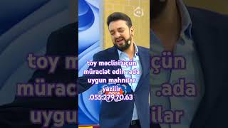 ada uygun mahnilar yazilir toy məclisi üçün müraciət edin 0552797063 [upl. by Emelen]