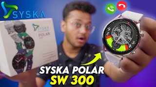 Syska Polar SW300 Unboxing amp Review  Giveaway  Most Premium Calling watch  500mb Music Storage [upl. by Reppiks]