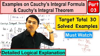 Examples on Cauchy Integral Formula amp Cauchy Integral Theorem Part3 [upl. by Ydospahr]