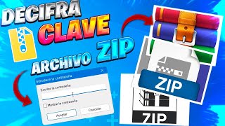 CÓMO ABRIR 🔥 Archivo ZIP PROTEGIDO con Contraseña  METODOS FUNCIONALES en Windows [upl. by Alisia]