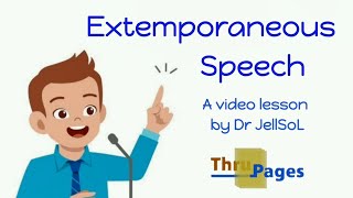 Extemporaneous Speech Video Lesson by JellSoL [upl. by Kellina]