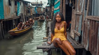 Life In a Floating Slum in Africa  Makoko [upl. by Ecinahc]