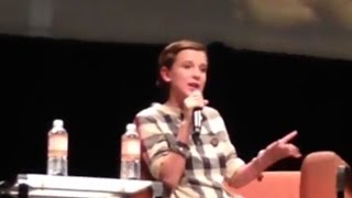 Millie Bobby Brown sings quotTroublequot compilation  Alamo City Comic Con [upl. by Yelehsa231]