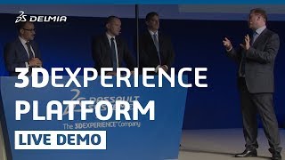 3DEXPERIENCE Platform Live Demo  DELMIA [upl. by Ynetruoc267]