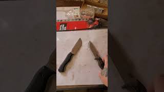 NOMAD BUSHCRAFTER 2 DIFFERENT GRINDS bushcraft survivalknife sharp shorts worktuffgear [upl. by Thackeray819]