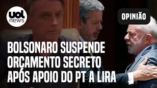 Bolsonaro suspende orçamento secreto após apoio do PT e de Lula a Arthur Lira diz jornal [upl. by Kenji727]