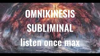 omnikinesis subliminal  arianna subs [upl. by Ayotnahs]