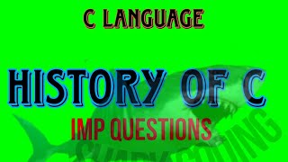 History of c in detail and history of c in shortc language theory clanguage c historyofc new [upl. by Atiluj]