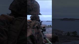 US Marine Corps Weapons Training in Finland [upl. by Ayoj]