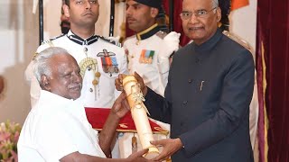 Shri Bangaru Adigalar receives Padma Shri Award 2019 for Spirituality [upl. by Notgnirrac]