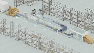 X5 – Pick amp Pack Process Flow  Scan Animation [upl. by Hooge]