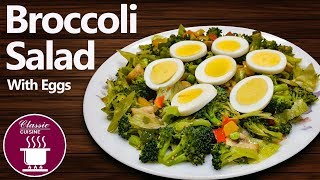 Broccoli Salad with Eggs  Easy Recipe [upl. by Annai98]