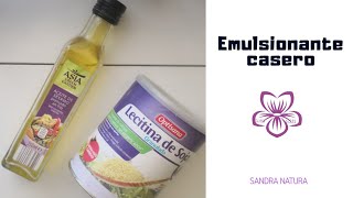 Como hacer un emulsionante natural casero [upl. by Earahs984]