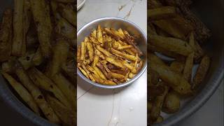 Air fryer french fries 🍟 yt food shorts [upl. by Iclehc]