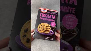 Dr Oetker Çikolatalı Kurabiye denedim 🍪 I tried Dr Oetkers chocolate chip cookies🍪 [upl. by Libna420]