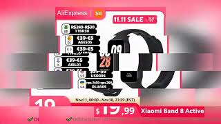 In stock Global Version Xiaomi Smart Band 8 Active147quot LCD Display Bl Review [upl. by Odnolor]