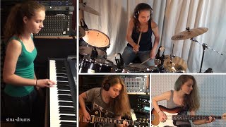 Van Halen  Right Now piano drum guitar bass cover by Sina [upl. by Snevets]