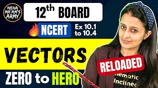 VECTORS for 12th Class Class 12 2024 NCERT Neha Mam Full Theory  Qs from Basics [upl. by Calvano]