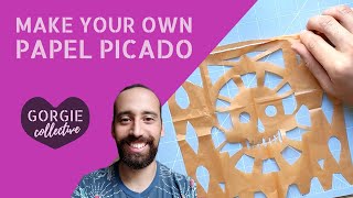 How to Make Papel Picado  Easy Craft Tutorial [upl. by Yromem]