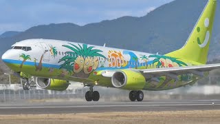 14Minutes SATISFYING Plane Spotting TAKEOFF amp LANDING at JAPAN KAGOSHIMA KOJ4K [upl. by Vod]