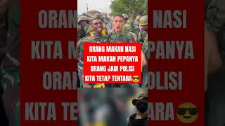 PAK TENTARA INI SEDANG MENYENGGOL POLISI tniindonesia automobile tnirakyat tnikuat news polisi [upl. by Joellyn]