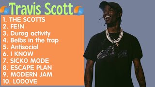 Travis Scott  Travis Scott Playlist  Rultimate Music [upl. by Cyrill]