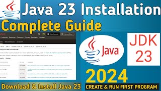 How to Install Java JDK 23 on Windows 1011 [upl. by Amaral45]