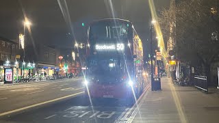 FRV route 50 Stockwell station  Croydon town centre [upl. by Dnivra]