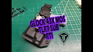 Glock 43x MOS with TLR7 Sub [upl. by Defant893]