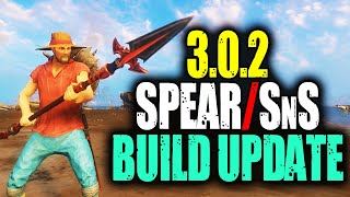 Build Update amp Cyclone Gameplay  SpearSnS  New World PvP Season 3 [upl. by Acissev]