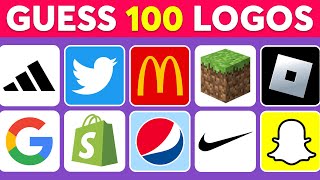 Guess the Logo in 3 Seconds  100 Famous Logos  Logo Quiz 2024  Monkey Quiz [upl. by Selrhc803]