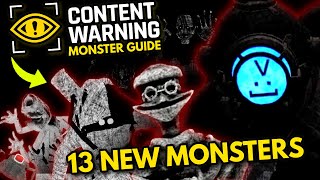 Content Warning NEW Monster Guide [upl. by Eirrem114]