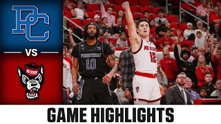 Presbyterian vs NC State Game Highlights  202425 ACC Men’s Basketball [upl. by Hentrich]