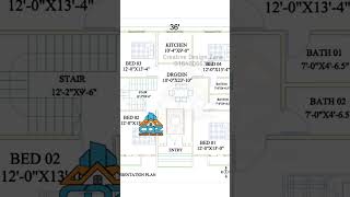 Duplex House Plan 🏡🏡🏠🏡 [upl. by Nahallac]