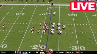 NFL LIVE🔴 New York Giants vs Washington Commanders  Week 2 Full Game  2024 NFL 25 EN VIVO [upl. by Htirehc]