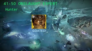 Destiny 2  ONSLAUGHT EXPERT Easy Hunter 50 wave build [upl. by Petronilla708]