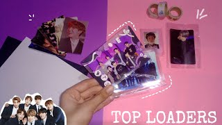 DIY Photocards top loader at home💜✨ [upl. by Leak]