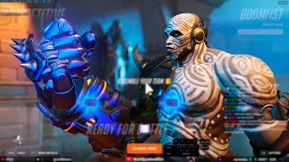 GETQUAKEDON DOOMFIST GAMEPLAY  OVERWATCH 2 SEASON 10 TOP 500 [upl. by Anitahs]