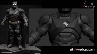 Armored Batfleck zbrush sculpt [upl. by Blisse]