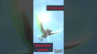 FFXIV Mounts Wondrous Lanner [upl. by Eliathan]