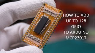 Arduino Best expander InputOutput  GPIO Expansion module  MCP23017 MCP23S17 [upl. by Anetsirk]