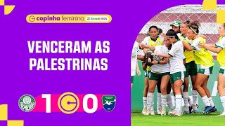 2º Rodada da Copinha Feminina 2024  Palmeiras 1 X 0 Minas Brasília [upl. by Yila982]